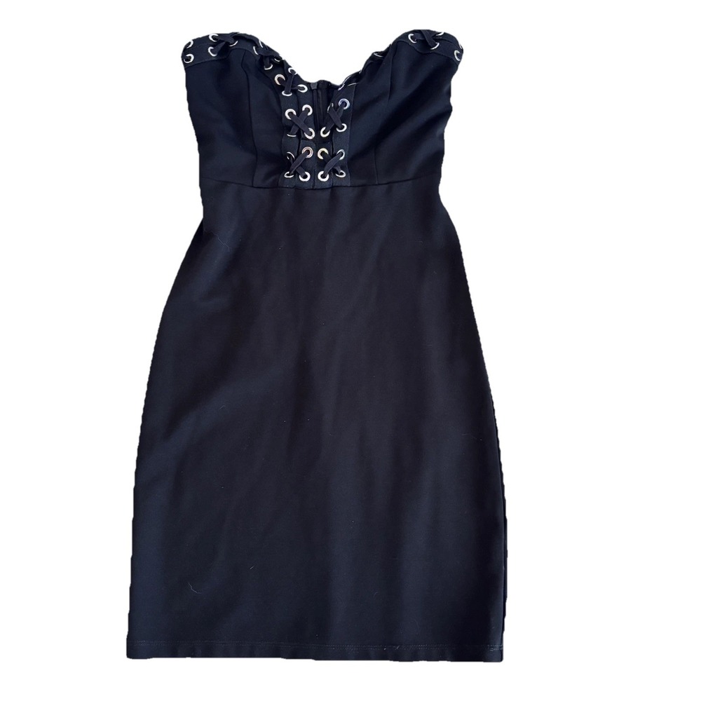 Forever 21 Corset Dress Womens Small Y2K Club Lace Edgy Party Event Bodycon